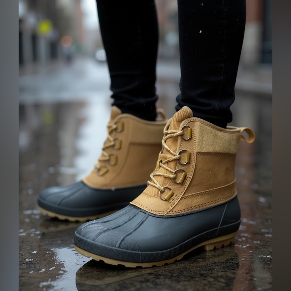 New Women's Tiffy Duck Waterproof Winter Boots - Picture 1 of 6